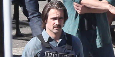 Colin Farrrell am Set von True Detectives