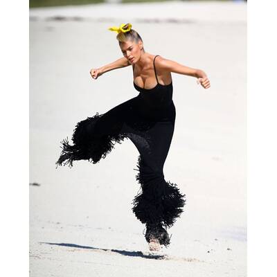 Doutzen Kroes: Shooting am Strand