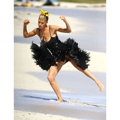 Doutzen Kroes: Shooting am Strand