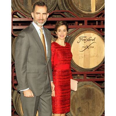 Letizia & Felipe in Sektkellerei