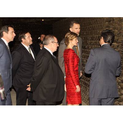 Letizia & Felipe in Sektkellerei