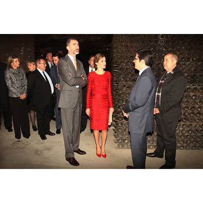 Letizia & Felipe in Sektkellerei