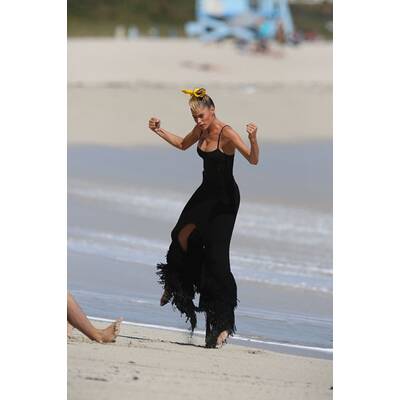 Doutzen Kroes: Shooting am Strand