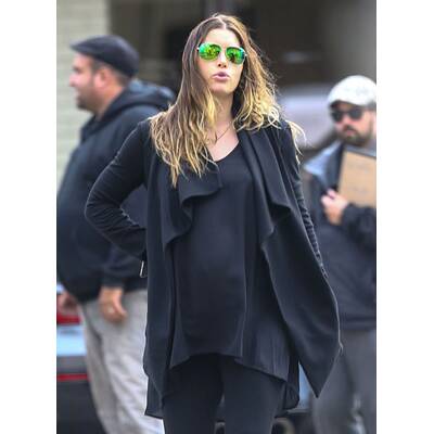 Jessica Biel: Hochschwanger am Set