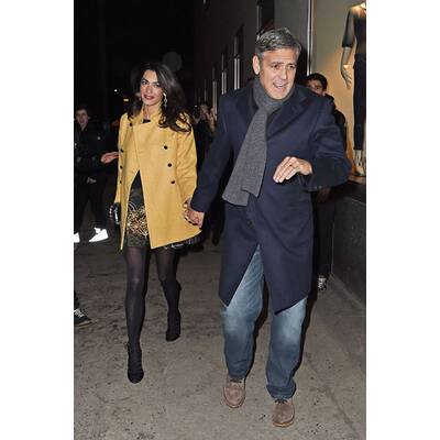 George & Amal Clooney: Süßes Dinner-Date