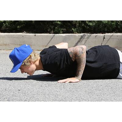Justin Bieber hält sich fit