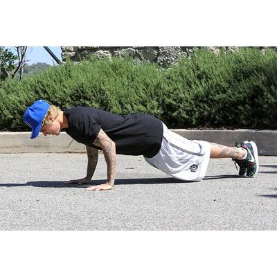 Justin Bieber hält sich fit