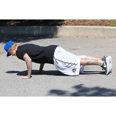 Justin Bieber hält sich fit