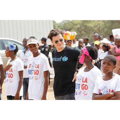 Orlando Bloom: Besuch im Ebola-Gebiet Liberia
