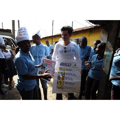 Orlando Bloom: Besuch im Ebola-Gebiet Liberia