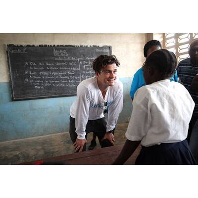 Orlando Bloom: Besuch im Ebola-Gebiet Liberia