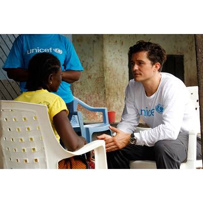 Orlando Bloom: Besuch im Ebola-Gebiet Liberia