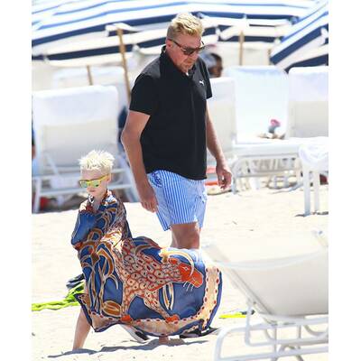 Boris & Lilly Becker urlauben mit Sohn in Miami