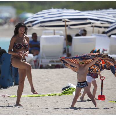Boris & Lilly Becker urlauben mit Sohn in Miami