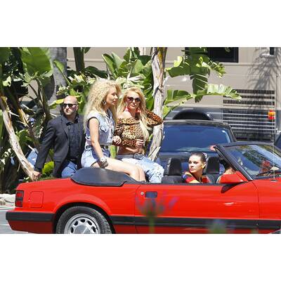 Britney Spears & Iggy Azalea shooten Musikvideo