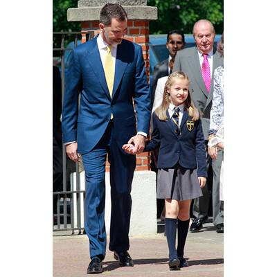 Prinzessin Leonor bei ihrer Erstkommunion