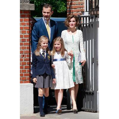 Prinzessin Leonor bei ihrer Erstkommunion