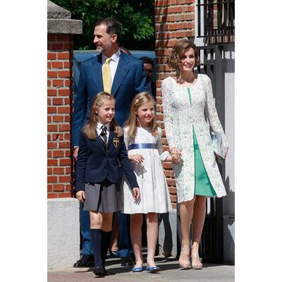 Prinzessin Leonor bei ihrer Erstkommunion