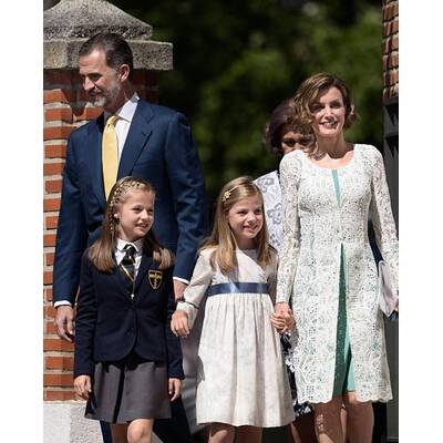 Prinzessin Leonor bei ihrer Erstkommunion