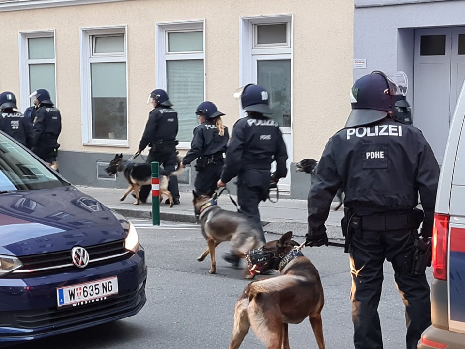 Demo in Wien eskaliert: Polizist durch Steinwurf verletzt