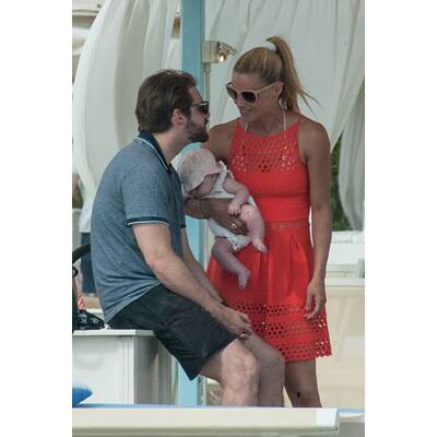 Michelle Hunziker: Strandtag mit ihren Liebsten