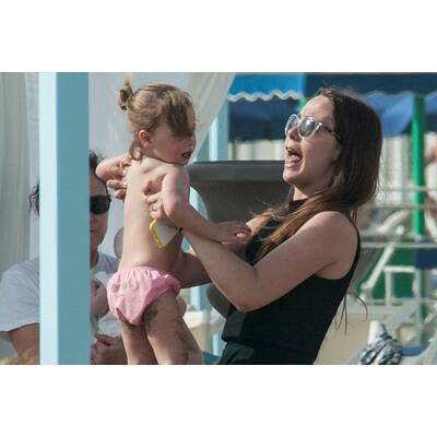 Michelle Hunziker: Strandtag mit ihren Liebsten