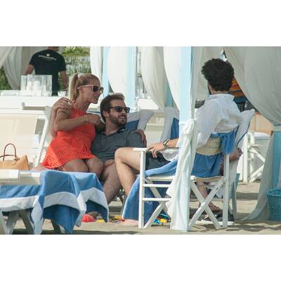 Michelle Hunziker: Strandtag mit ihren Liebsten