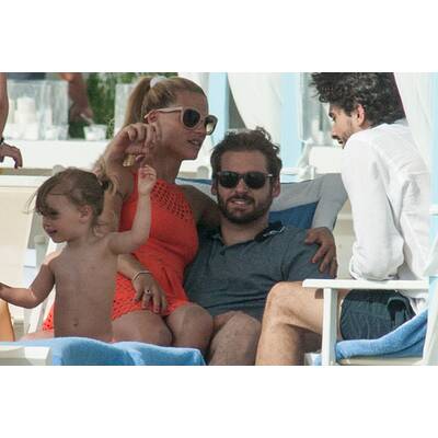 Michelle Hunziker: Strandtag mit ihren Liebsten