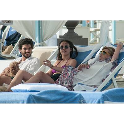 Michelle Hunziker: Strandtag mit ihren Liebsten