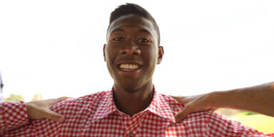 David Alaba singt FC-Bayern-Song