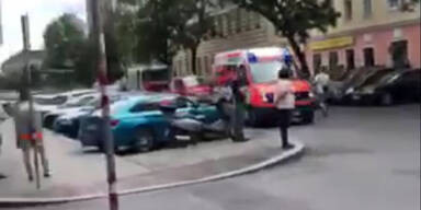 CO-Unfall Wien-Brigittenau Vater und zwei Kinder im Spital