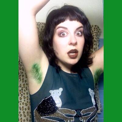 Gefärbte Achselhaare: Top oder Flop? 