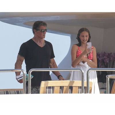 Sylvester Stallone: Familien-Urlaub in Frankreich