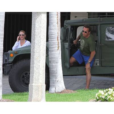 Arnold Schwarzenegger & Freundin Heather: Radausflug