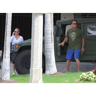 Arnold Schwarzenegger & Freundin Heather: Radausflug