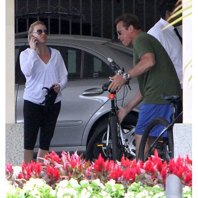Arnold Schwarzenegger & Freundin Heather: Radausflug