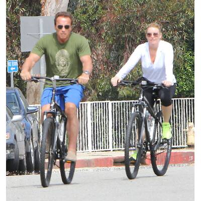 Arnold Schwarzenegger & Freundin Heather: Radausflug