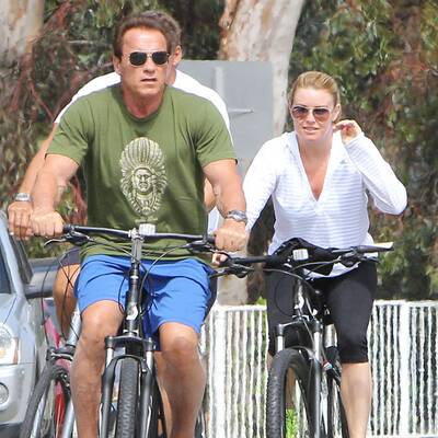 Arnold Schwarzenegger & Freundin Heather: Radausflug