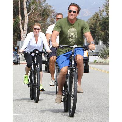 Arnold Schwarzenegger & Freundin Heather: Radausflug