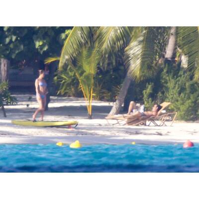 Jennifer Aniston & Justin Theroux flittern auf Bora Bora