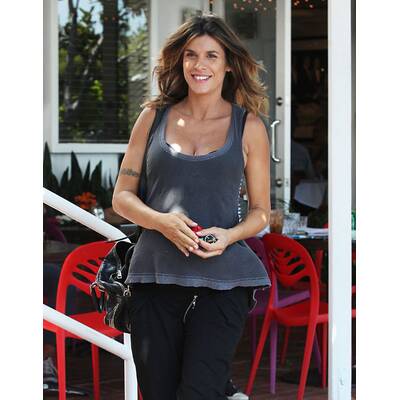 Elisabetta Canalis: So happy mit Babykugel