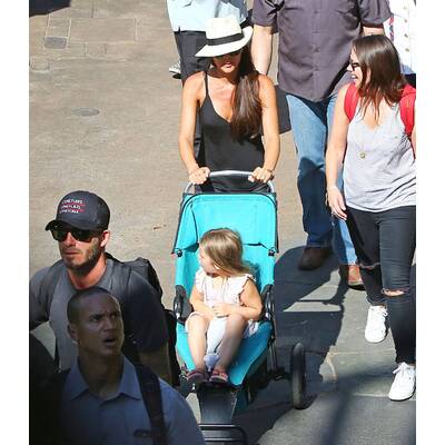 Beckhams machen Familien-Ausflug nach Disneyland