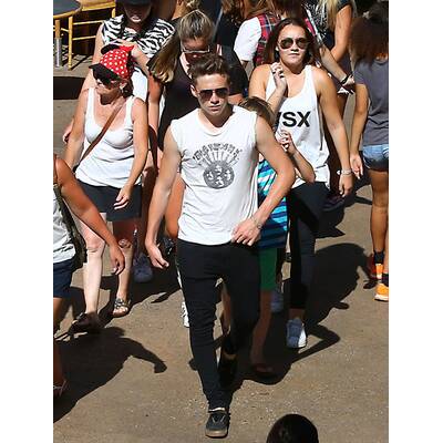 Beckhams machen Familien-Ausflug nach Disneyland