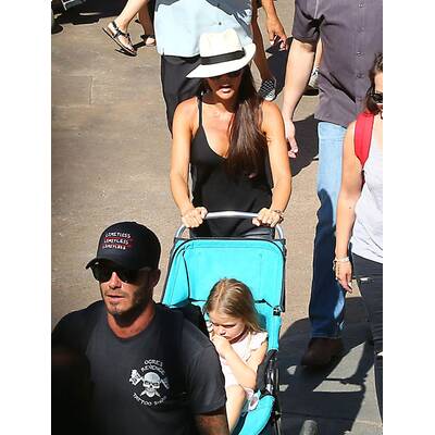 Beckhams machen Familien-Ausflug nach Disneyland