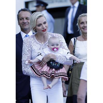 Fürstin Charlène & Albert feiern mit Zwillingen