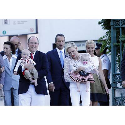 Fürstin Charlène & Albert feiern mit Zwillingen