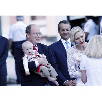 Fürstin Charlène & Albert feiern mit Zwillingen