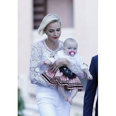 Fürstin Charlène & Albert feiern mit Zwillingen