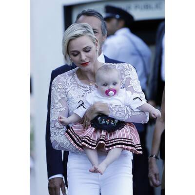 Fürstin Charlène & Albert feiern mit Zwillingen