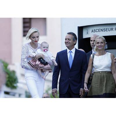 Fürstin Charlène & Albert feiern mit Zwillingen